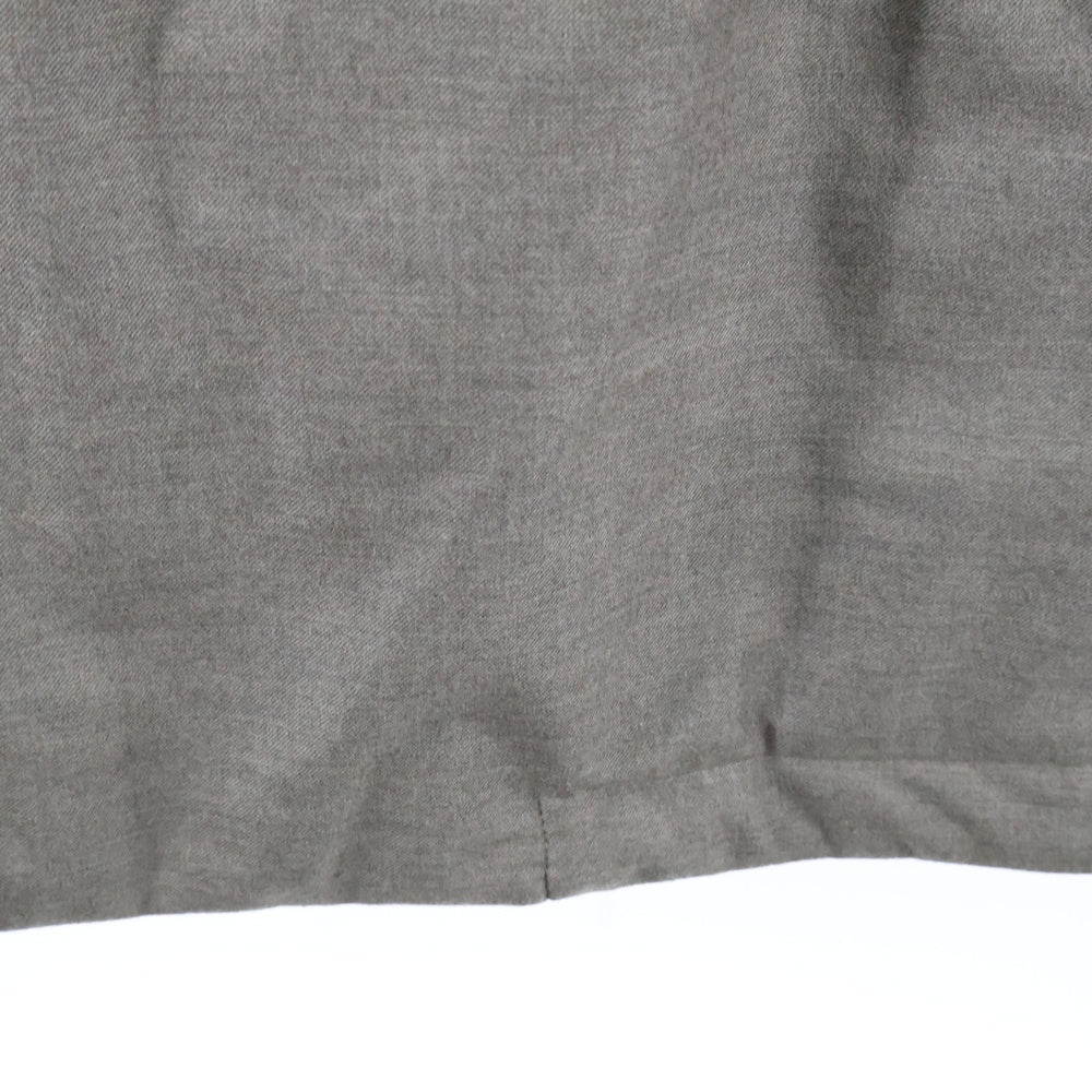 MOORER(ムーレー) MINOSSE-LL ミノッセ デタッチャブル スタンドカラー ダウン ウール トレンチ コート グレー/ベージュ