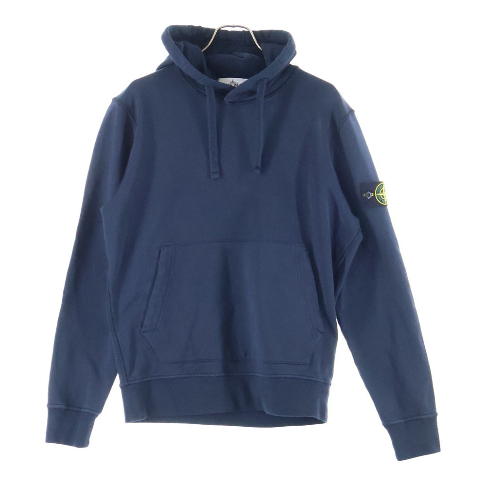 STONE ISLAND(ストーンアイランド) ワッペンロゴ プルオーバースウェットパーカー フーディー ネイビー 761564151