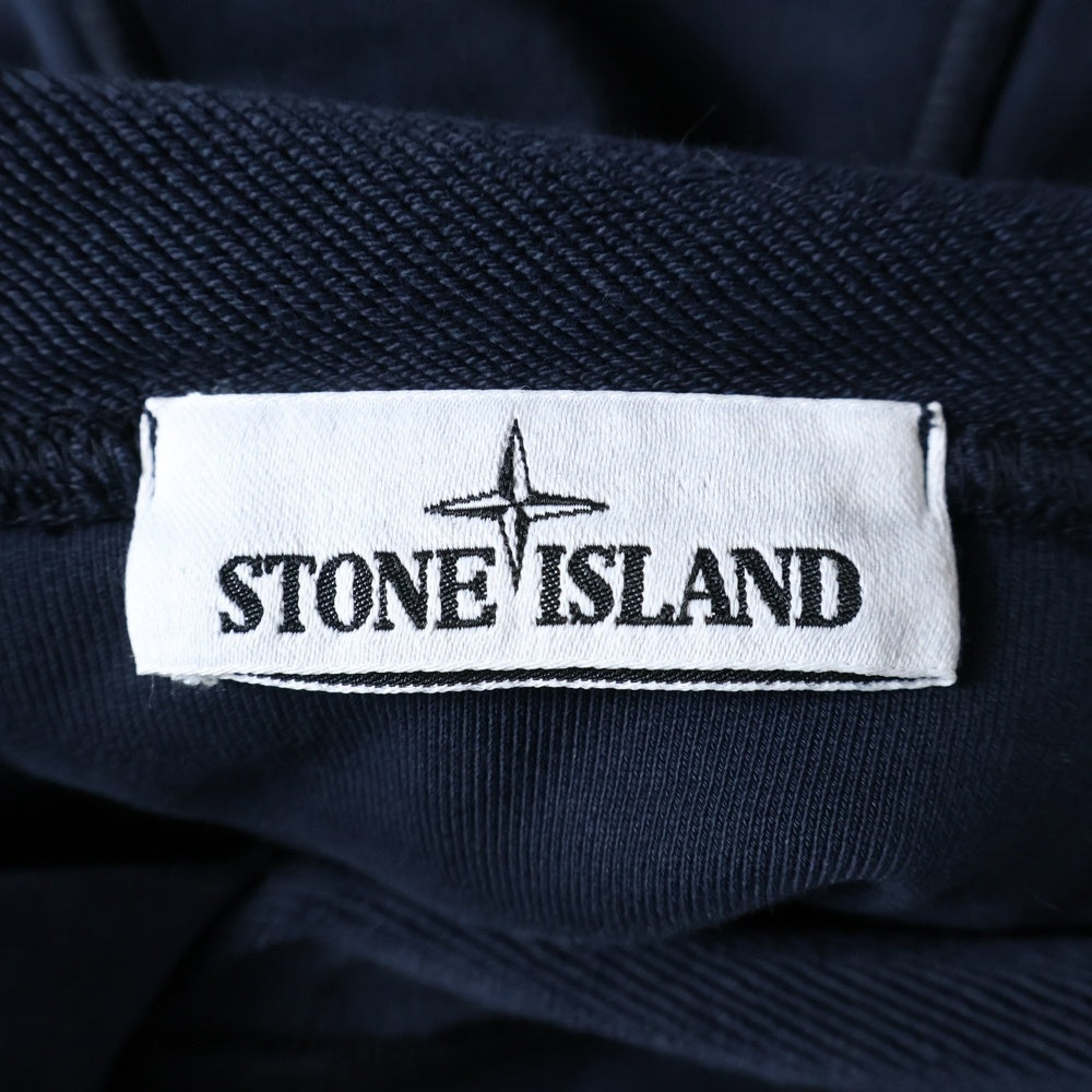 STONE ISLAND(ストーンアイランド) ワッペンロゴ プルオーバースウェットパーカー フーディー ネイビー 761564151