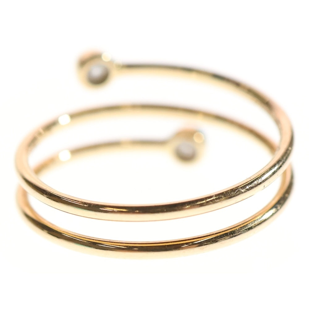 TIFFANY & Co.(ティファニー) エルサペレッティ ダイヤモンド フープ リング Au750 K18 PG ピンクゴールド 指輪