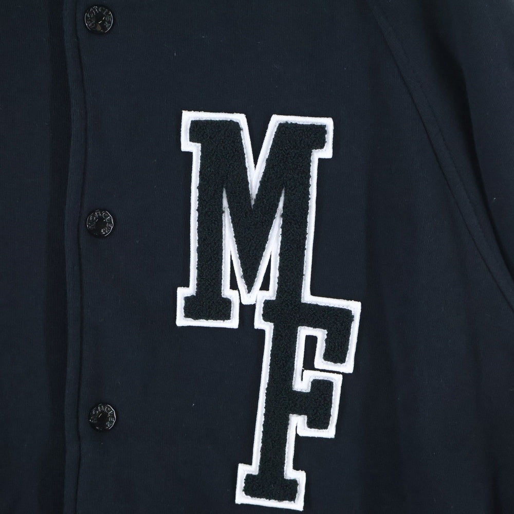 MONCLER(モンクレール) 23AW MF ワッペンロゴ バックプリント スナップボタン コットン ジャケット ブルゾン ブラック I209U8G00006 8990J