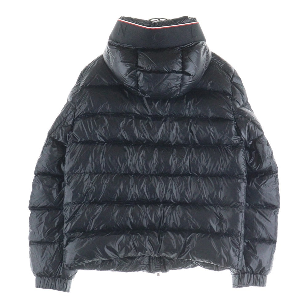 MONCLER(モンクレール) 23AW PAVIN ペイビン エンボスロゴ ワッペン フーデッド ジップアップ ダウンジャケット ブラック I20911A00051 595ZZ