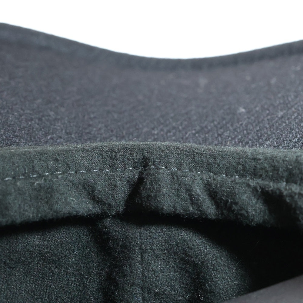 MONCLER(モンクレール) ×FRAGMENT コラボ ワッペンロゴ ナイロン混ウールベースボールキャップ 帽子 ブラック I209U3B00005 596UA