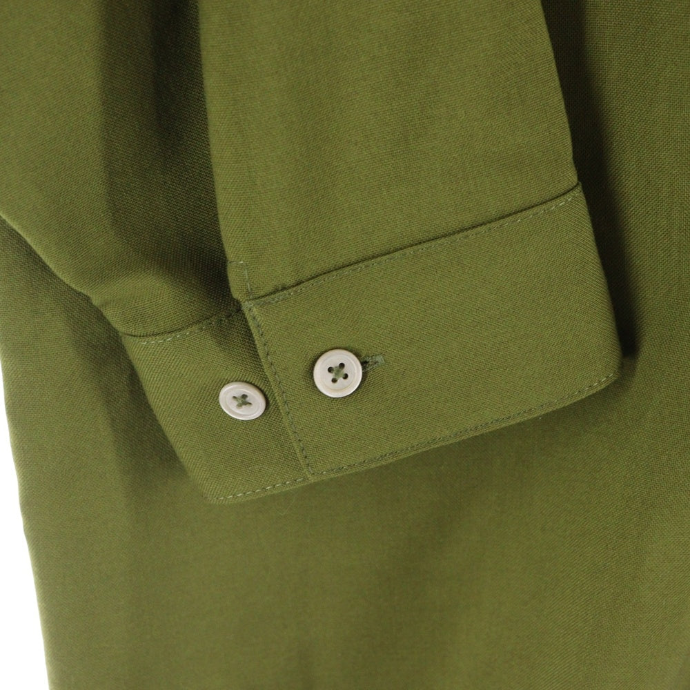 MARNI(マルニ) 22SS トロピカルウール バイカラー 長袖シャツ ベージュ/カーキ CUMU0061QU TW839