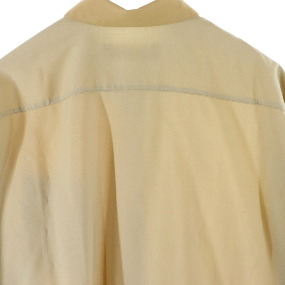 MARNI(マルニ) ロゴポケット 裏地付バイカラーウール長袖シャツ ベージュ CUMU0061QU-TW839