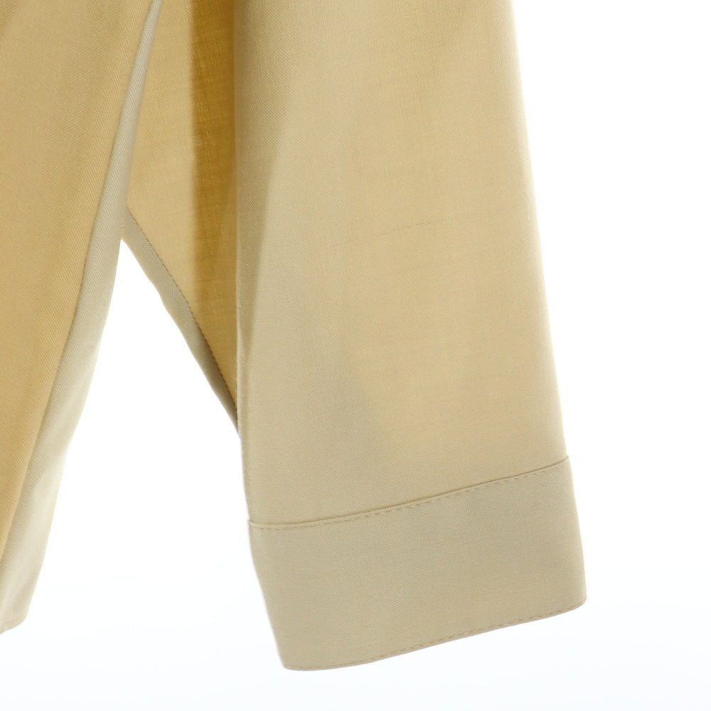 MARNI(マルニ) ロゴポケット 裏地付バイカラーウール長袖シャツ ベージュ CUMU0061QU-TW839