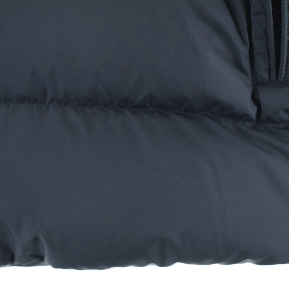 MONCLER(モンクレール) 23AW CARDAMINE カルダミン ワッペンロゴ ロゴプリント フーデッド ジップアップ ダウンベスト ジレ ブラック I20911A00181 54A81