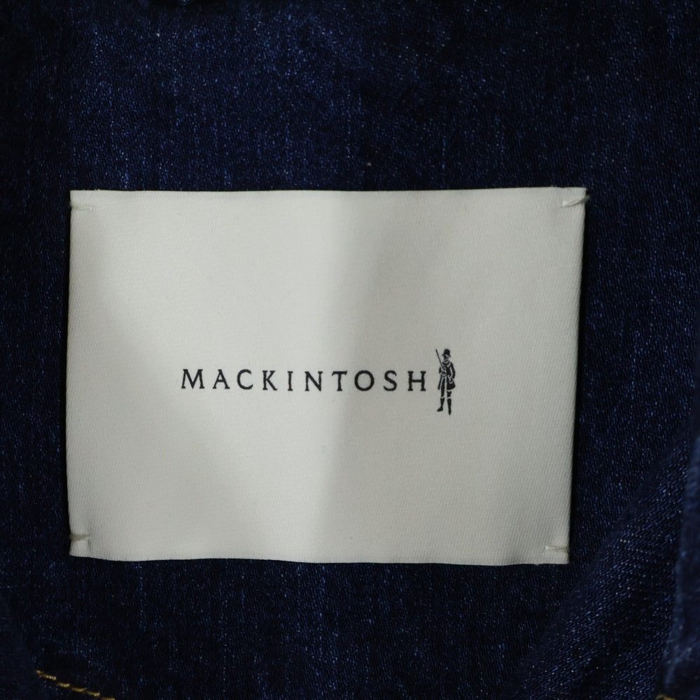MACKINTOSH(マッキントッシュ) GDロゴボタンシングルデニムコート インディゴブルー