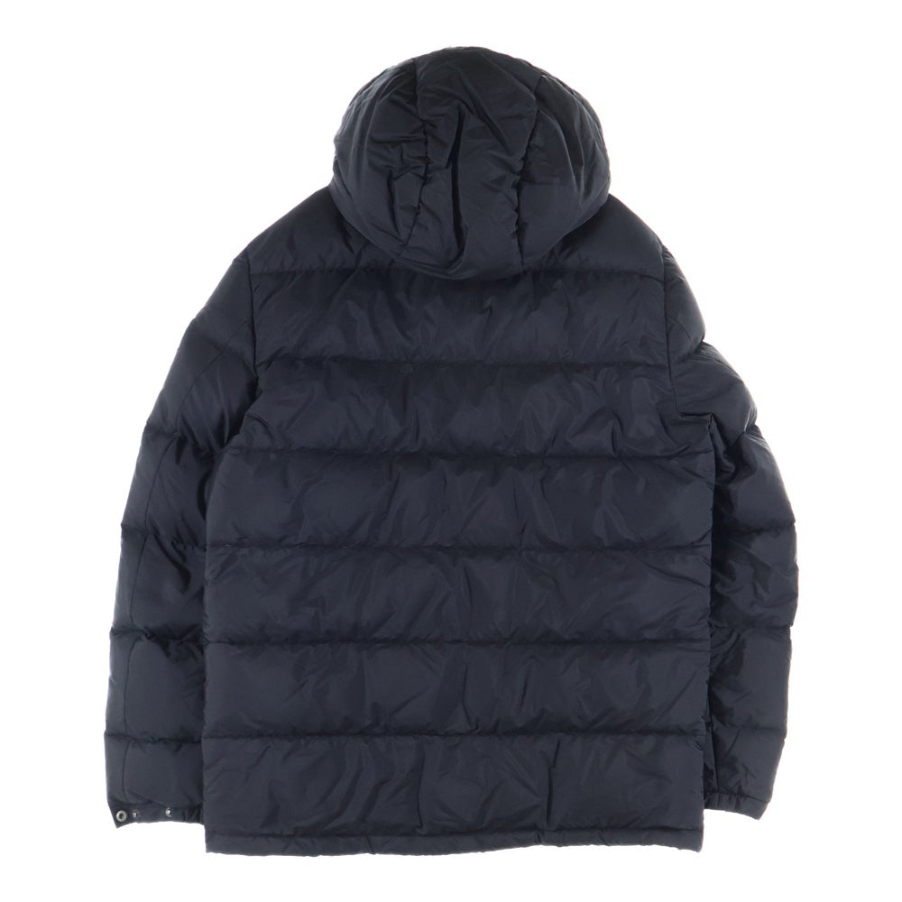 PRADA(プラダ) 21AW トライアングルロゴプレート ナイロン フーデッド ジップアップ ダウンジャケット ブラック SGH589