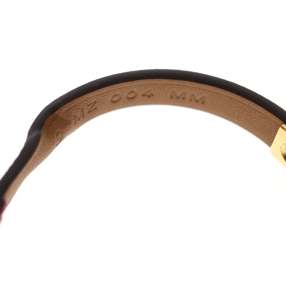 HERMES(エルメス) リヴァル B刻印 ゴールド金具 ピンク系 ブレスレット レディース