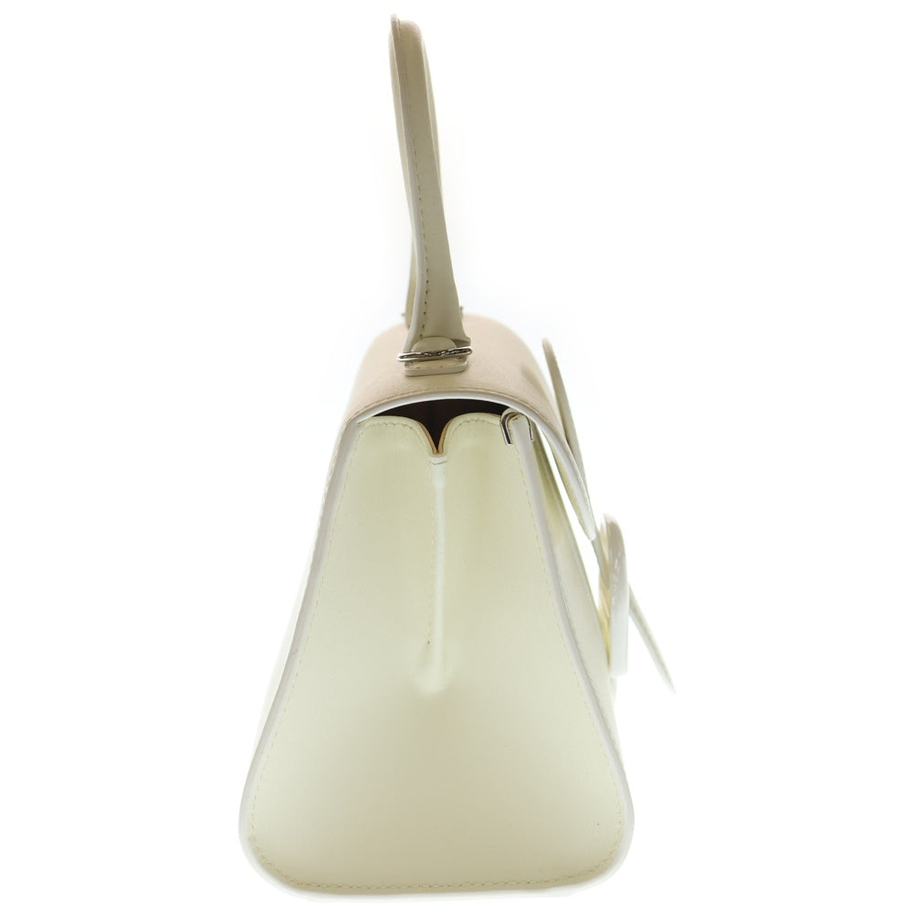 DELVAUX(デルボー) ブリヨン ミニ 2WAY ハンドバッグ ショルダーバッグ ホワイト レザー レディース