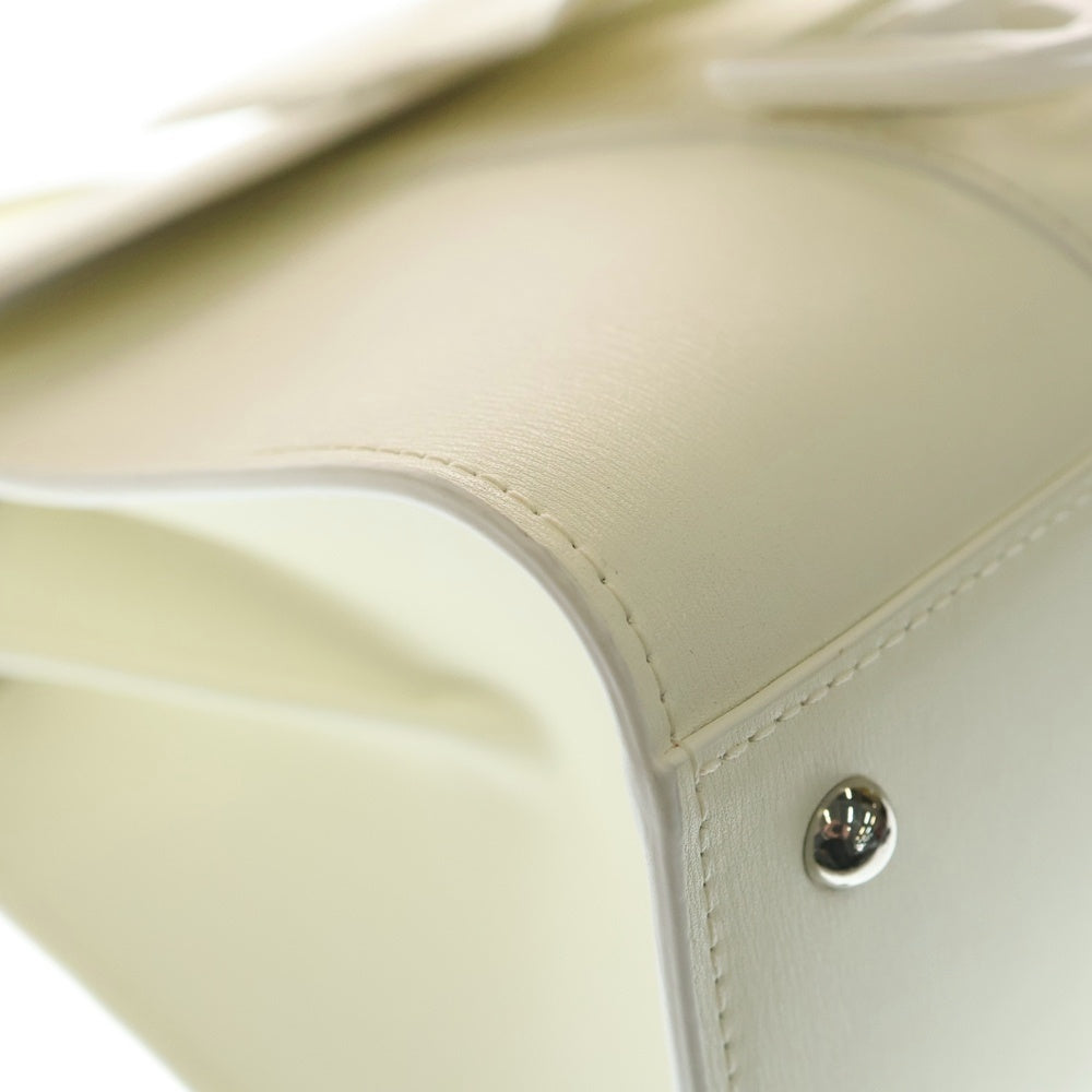 DELVAUX(デルボー) ブリヨン ミニ 2WAY ハンドバッグ ショルダーバッグ ホワイト レザー レディース