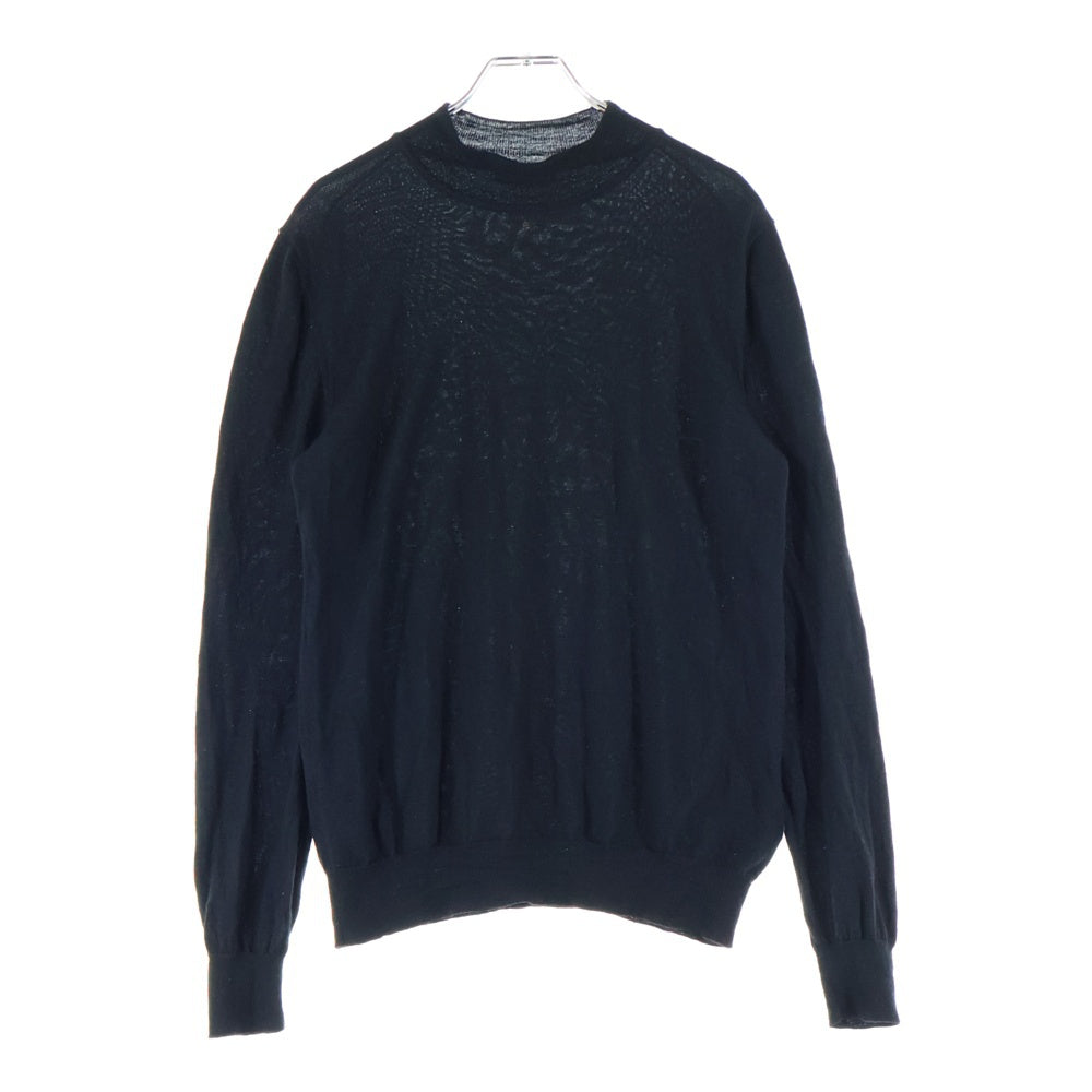 PRADA(プラダ) ハイネック長袖ウールニットセーター ブラック DNA796