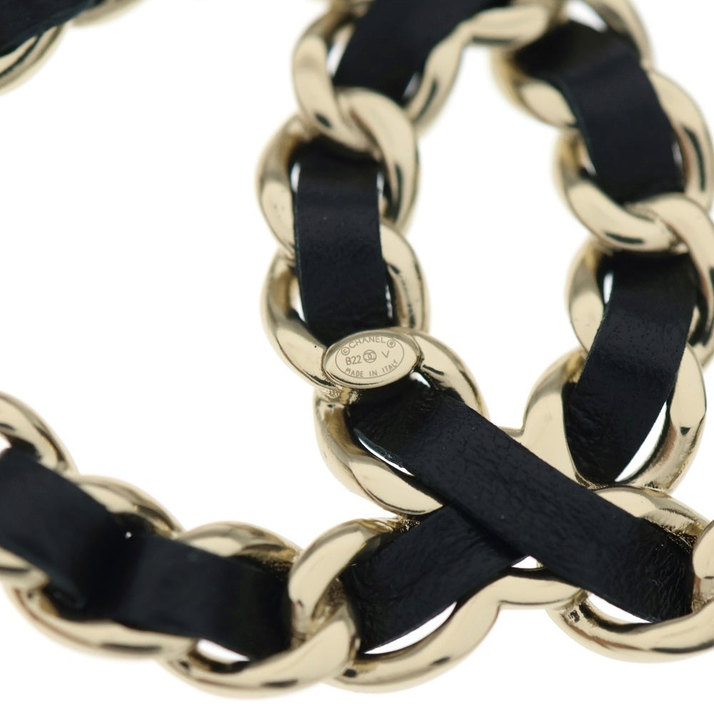 CHANEL(シャネル) ココマーク ブローチ GP ゴールド×ブラック B22V