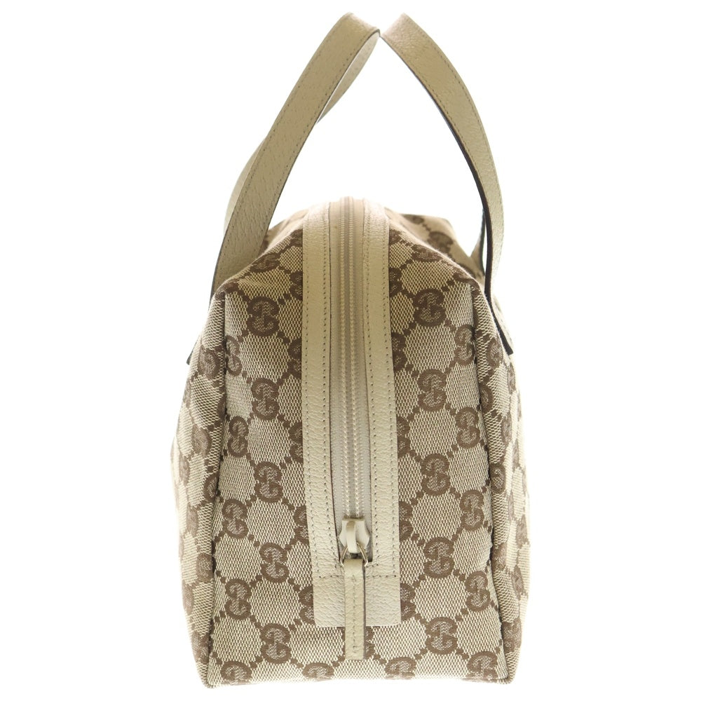 GUCCI(グッチ) GGキャンバス ハンドバッグ ベージュ キャンバス×レザー 124542 レディース