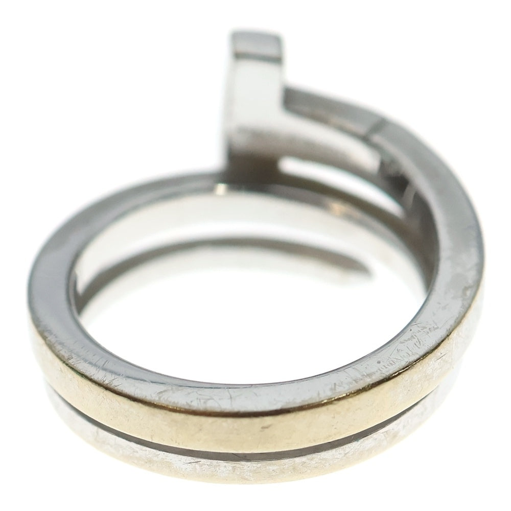 TIFFANY & Co.(ティファニー) Tスクエアラップリング ダイヤモンド ホワイトゴールド Au750WG ジュエリー レディース