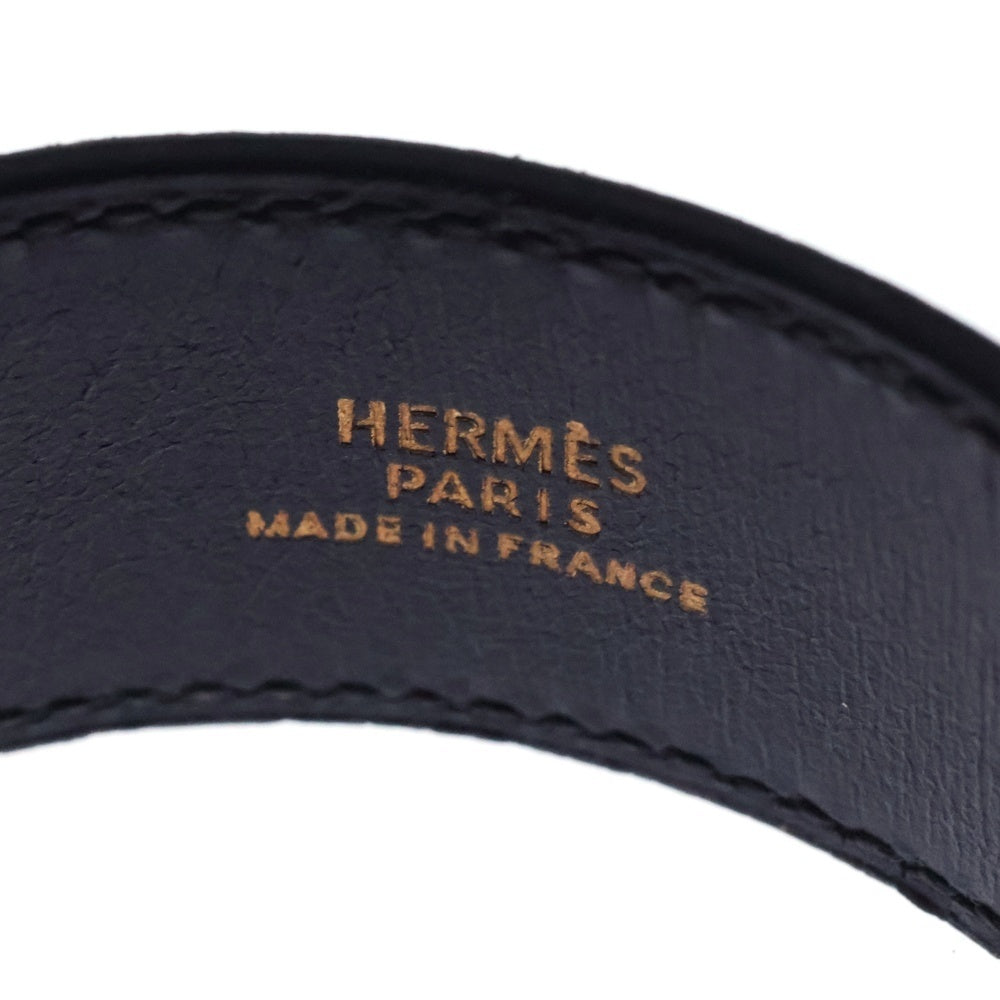 HERMES(エルメス) アルテミス ブレスレット ブラック ゴールド金具