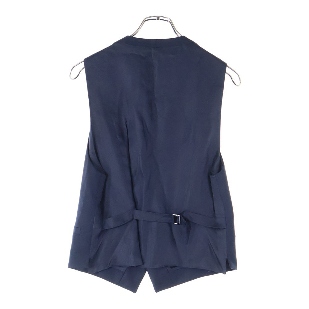 PRADA(プラダ) 22AW バージンウール 4B ジレ ベスト ネイビー UGL37