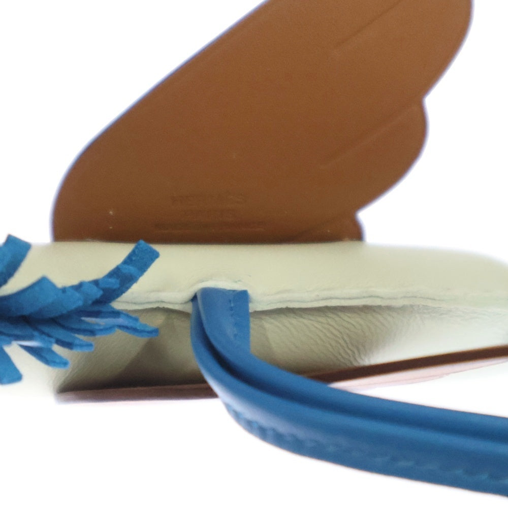 HERMES(エルメス) ペガサスチャームPM ヴェールフィズ×ブルーザンジバル アニョーミロ B刻印 レディース