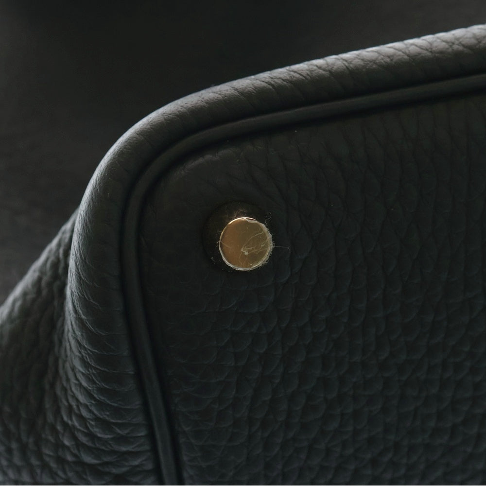 HERMES(エルメス) ピコタンロックPM ヴェールアマンド トリヨンレザー ハンドバッグ ゴールド金具 W刻印 レディース