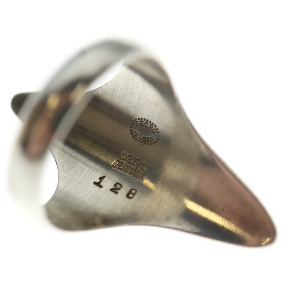 Georg Jensen(ジョージジェンセン) シルバー デザイン リング Ag925 SV ヴィンテージ 指輪