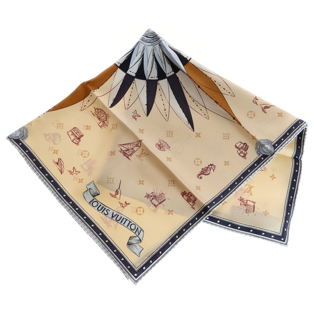 LOUIS VUITTON(ルイヴィトン) シルクスカーフ アニマルモチーフ