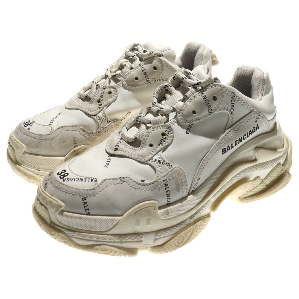 BALENCIAGA(バレンシアガ) Triple S トリプルエス レースアップ ローカットシューズ スニーカー ホワイト 524039