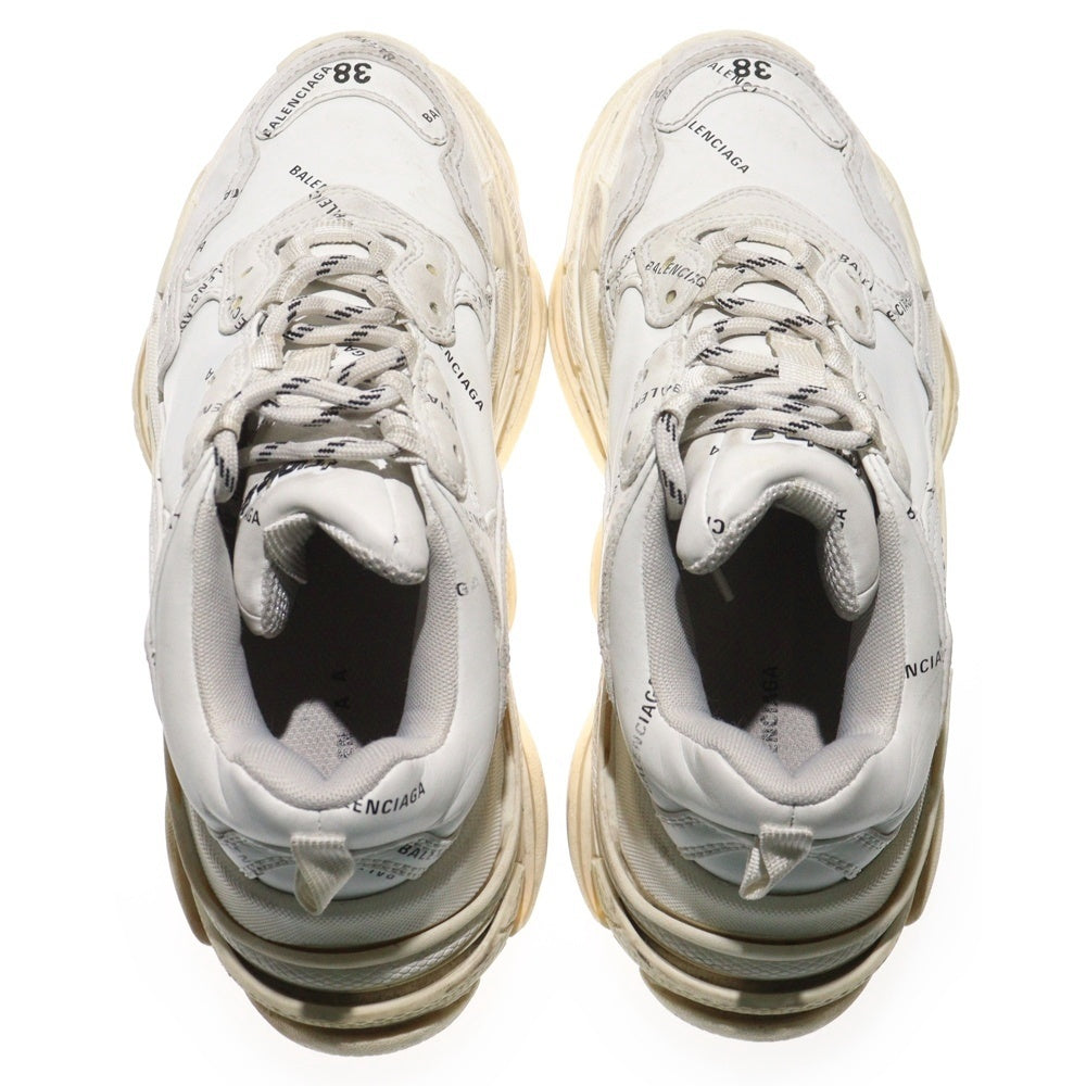 BALENCIAGA(バレンシアガ) Triple S トリプルエス レースアップ ローカットシューズ スニーカー ホワイト 524039