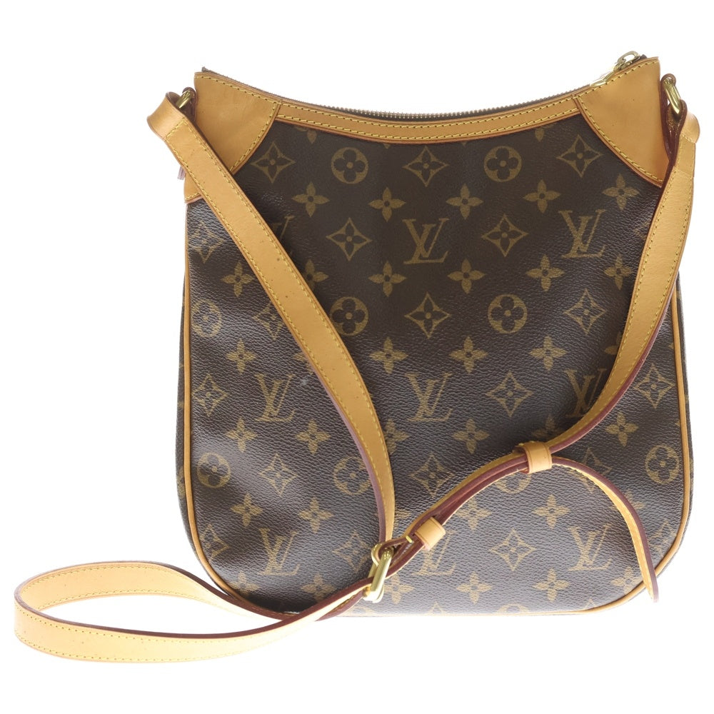 LOUIS VUITTON(ルイヴィトン) モノグラム オデオンPM レザーショルダーバッグ ブラウン M56390 レディース