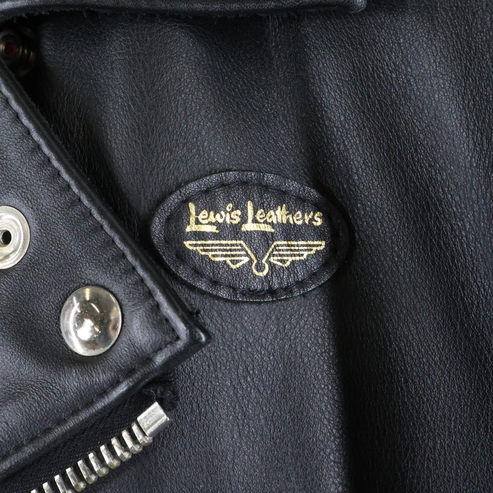 Lewis Leathers(ルイスレザー) 391 LIGHTNING ライトニング レザー ジップアップ ダブル ライダースジャケット ブラック