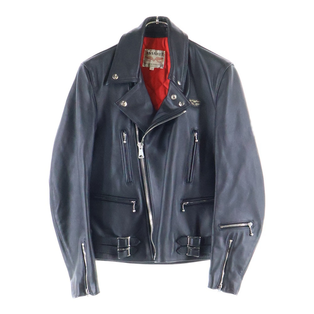 Lewis Leathers(ルイスレザー) 391 LIGHTNING ライトニング レザー ジップアップ ダブル ライダースジャケット ブラック