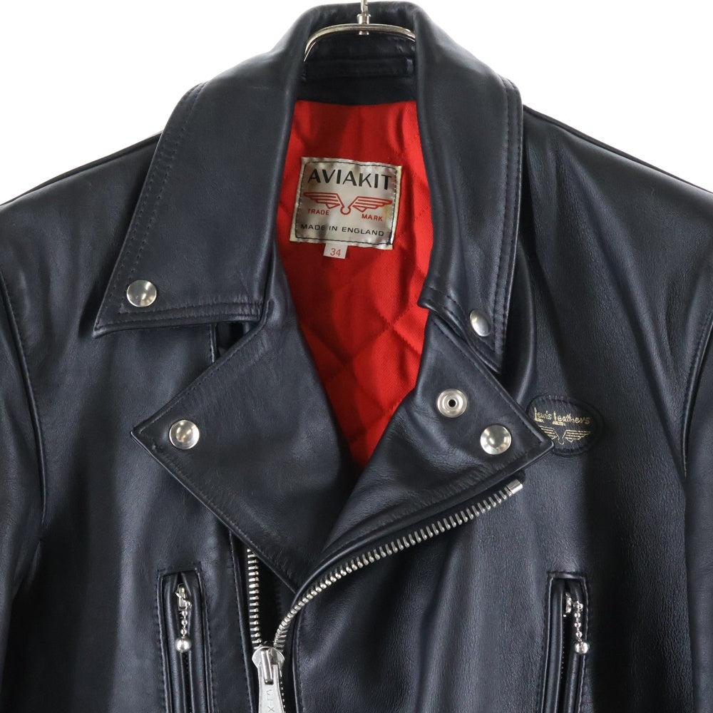 Lewis Leathers(ルイスレザー) 391 LIGHTNING ライトニング レザー ジップアップ ダブル ライダースジャケット ブラック