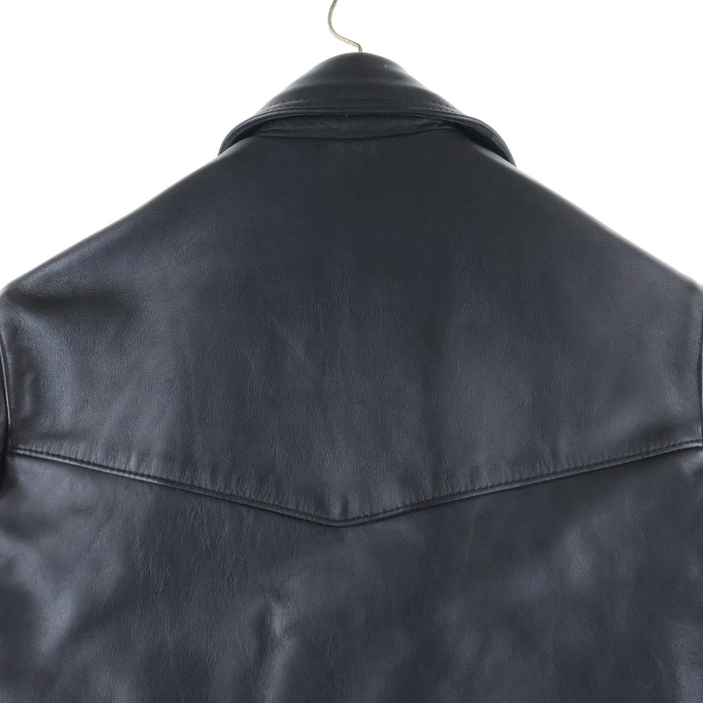 Lewis Leathers(ルイスレザー) 391 LIGHTNING ライトニング レザー ジップアップ ダブル ライダースジャケット ブラック