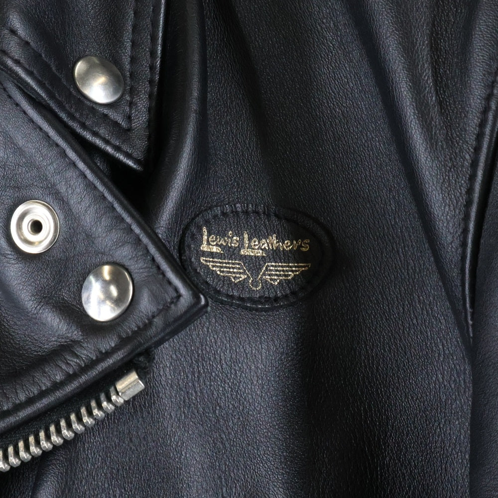 Lewis Leathers(ルイスレザー) 391 LIGHTNING ライトニング レザー ジップアップ ダブル ライダースジャケット ブラック