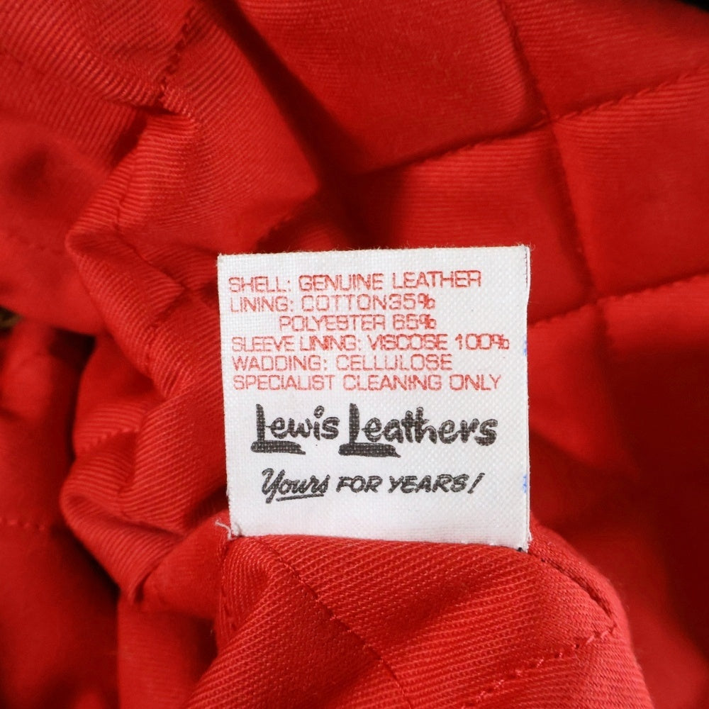 Lewis Leathers(ルイスレザー) 391 LIGHTNING ライトニング レザー ジップアップ ダブル ライダースジャケット ブラック