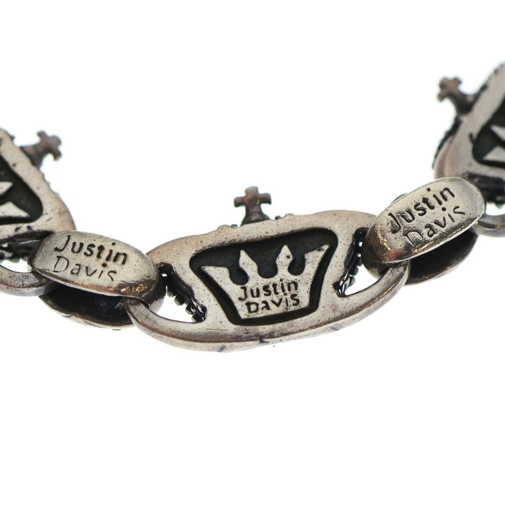 Justin Davis(ジャスティンデイヴィス) SML QE2 BRACELET クラウン ブレスレット SBJ118 シルバー
