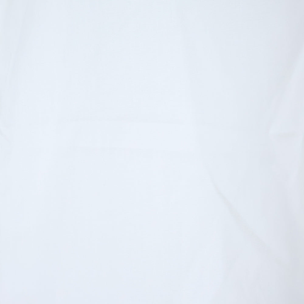 DIOR(ディオール) 17SS BEE ロゴ刺繍 比翼ボタン 長袖シャツ ホワイト 733C518B1581