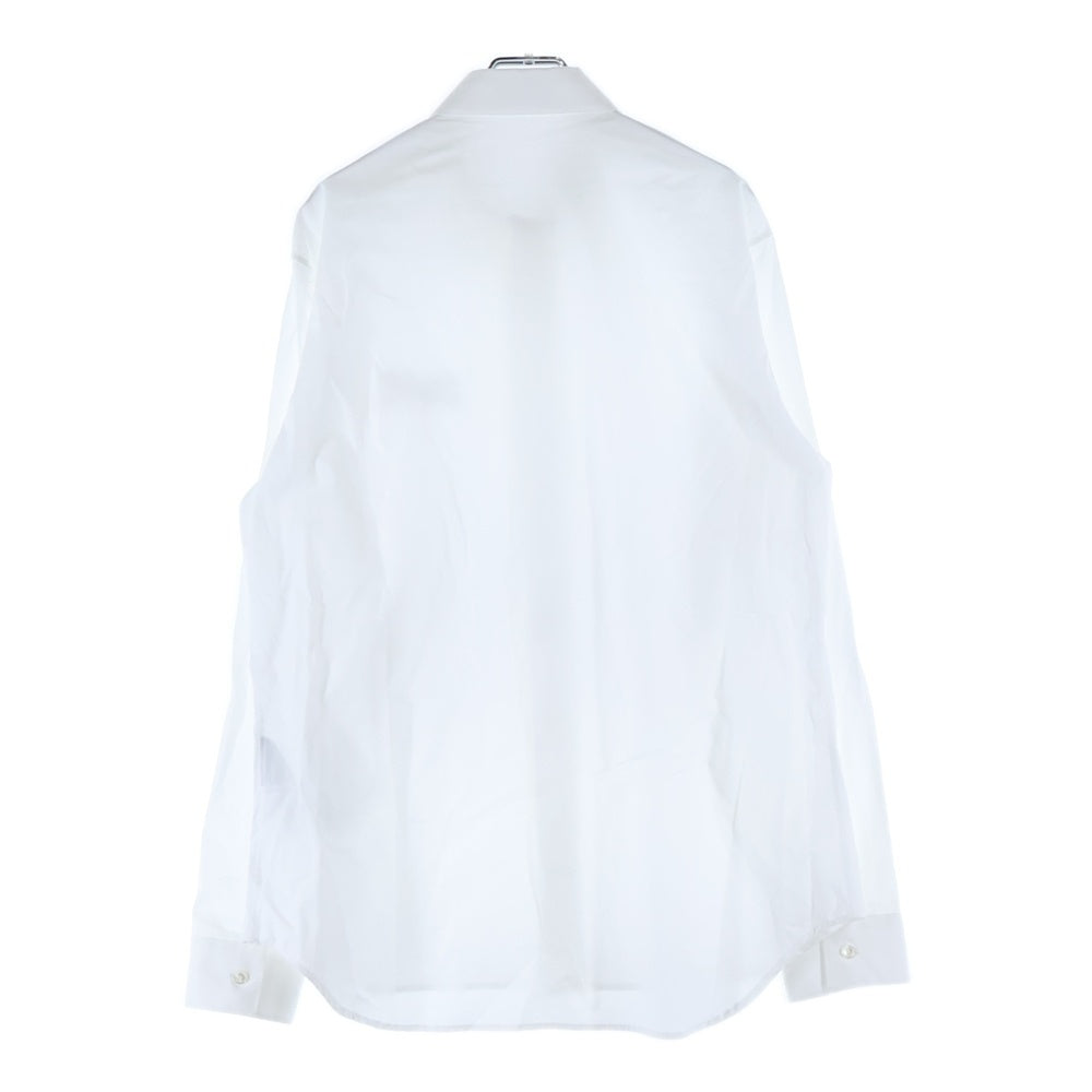 DIOR(ディオール) ×Peter Doig ピータードイグ ロゴ刺繍 比翼ボタン 長袖シャツ ホワイト 143C595B1581