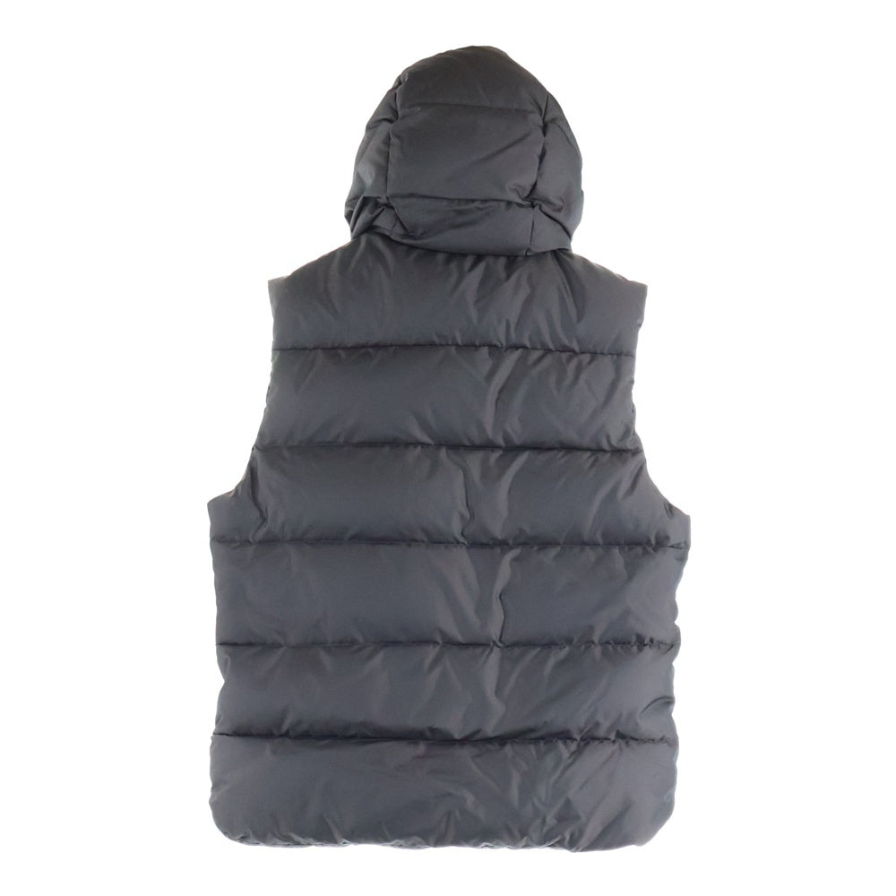 MOORER(ムーレー) FAYER-WK フーデッド ジップアップ ダウンベスト ブラック