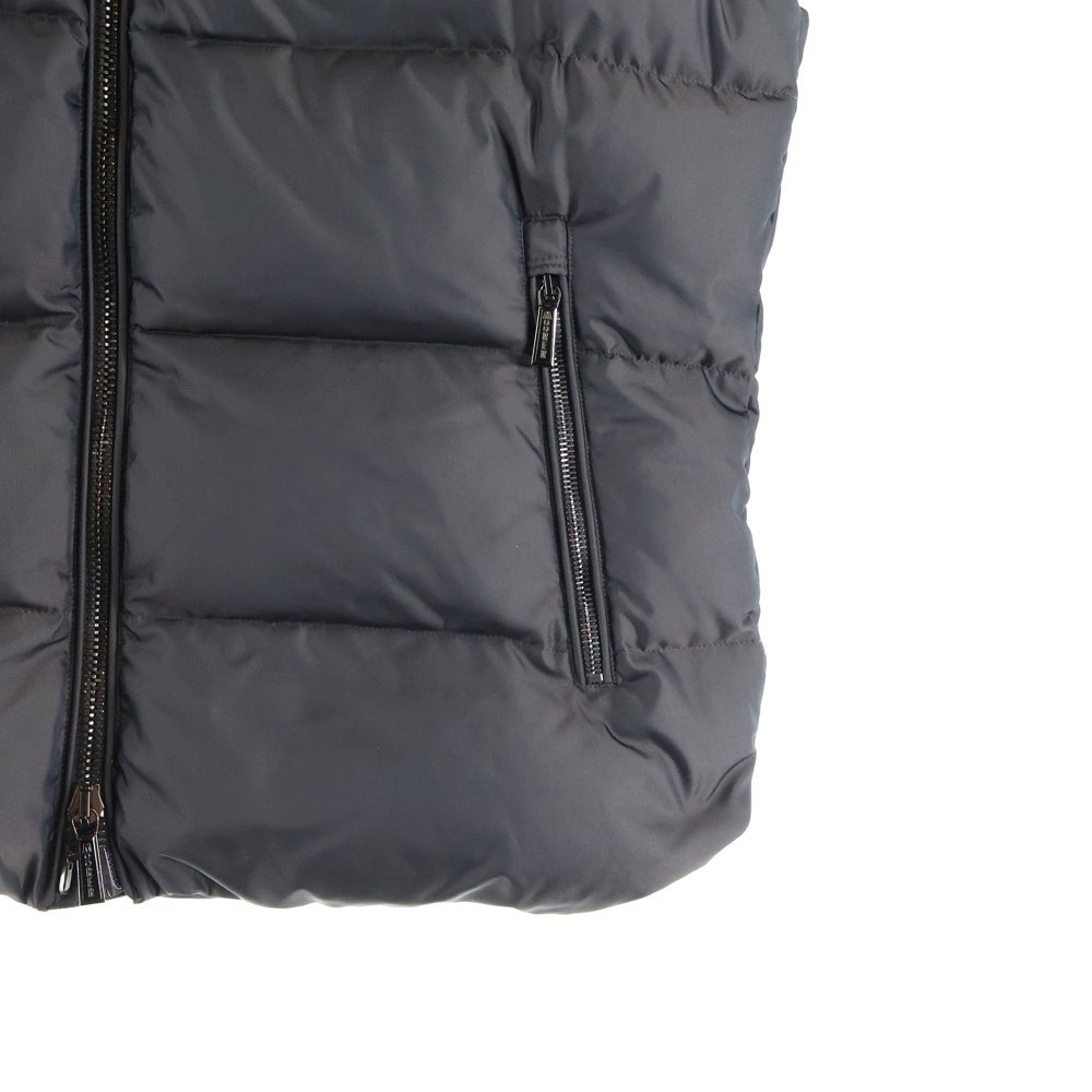 MOORER(ムーレー) FAYER-WK フーデッド ジップアップ ダウンベスト ブラック