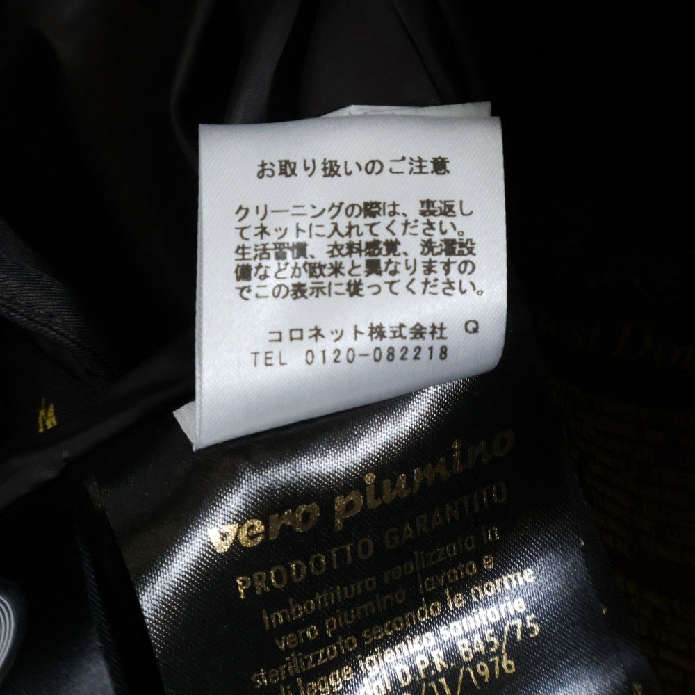 MOORER(ムーレー) FAYER-WK フーデッド ジップアップ ダウンベスト ブラック