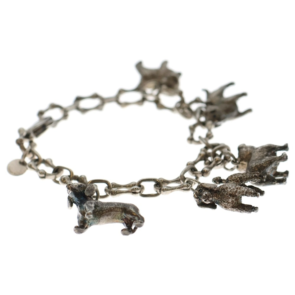 TIFFANY & Co.(ティファニー) ドッグ ボーン モチーフ チェーン ブレスレット Ag925 シルバー ヴィンテージ アクセサリー
