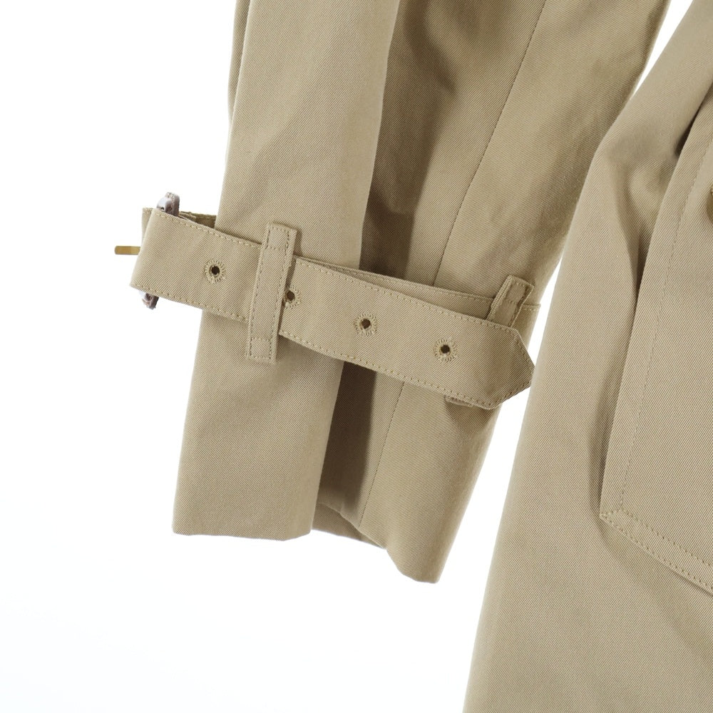BURBERRY(バーバリー) WESTMINSTER ウエストミンスター 裏地ノバチェック総柄 コットン トレンチ ロング コート ベージュ 4073478