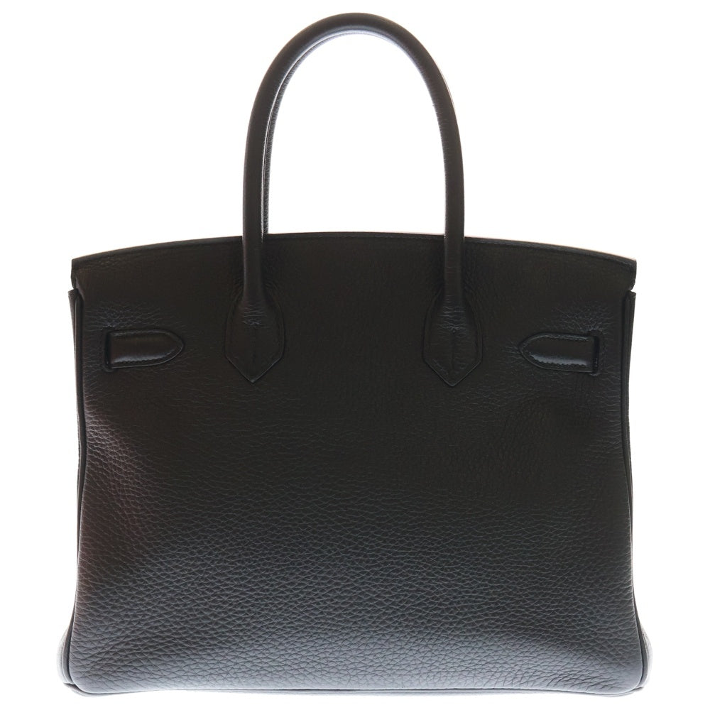 HERMES(エルメス) バーキン30 ブラック トゴ ハンドバッグ シルバー金具 Y刻印 レディース