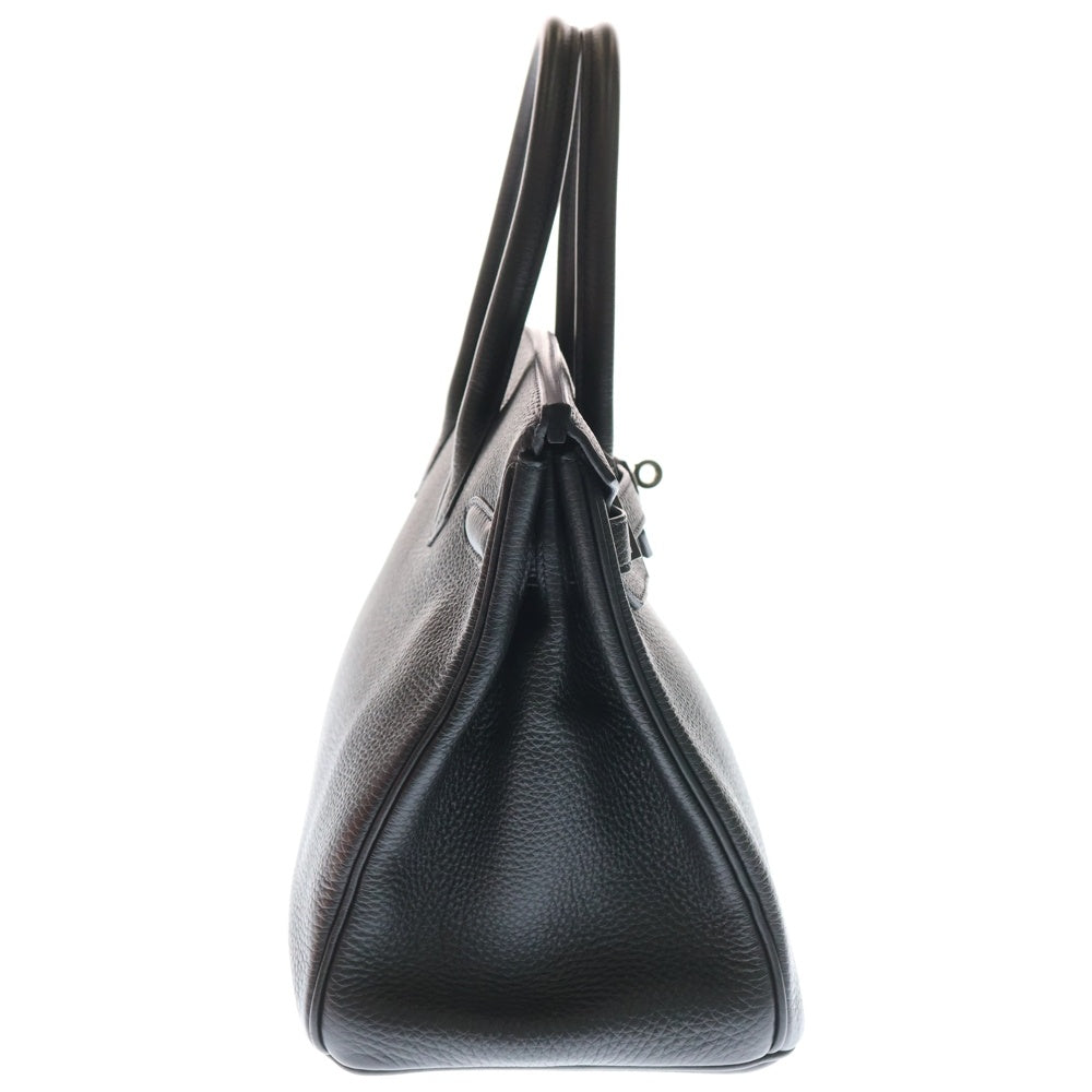 HERMES(エルメス) バーキン30 ブラック トゴ ハンドバッグ シルバー金具 Y刻印 レディース