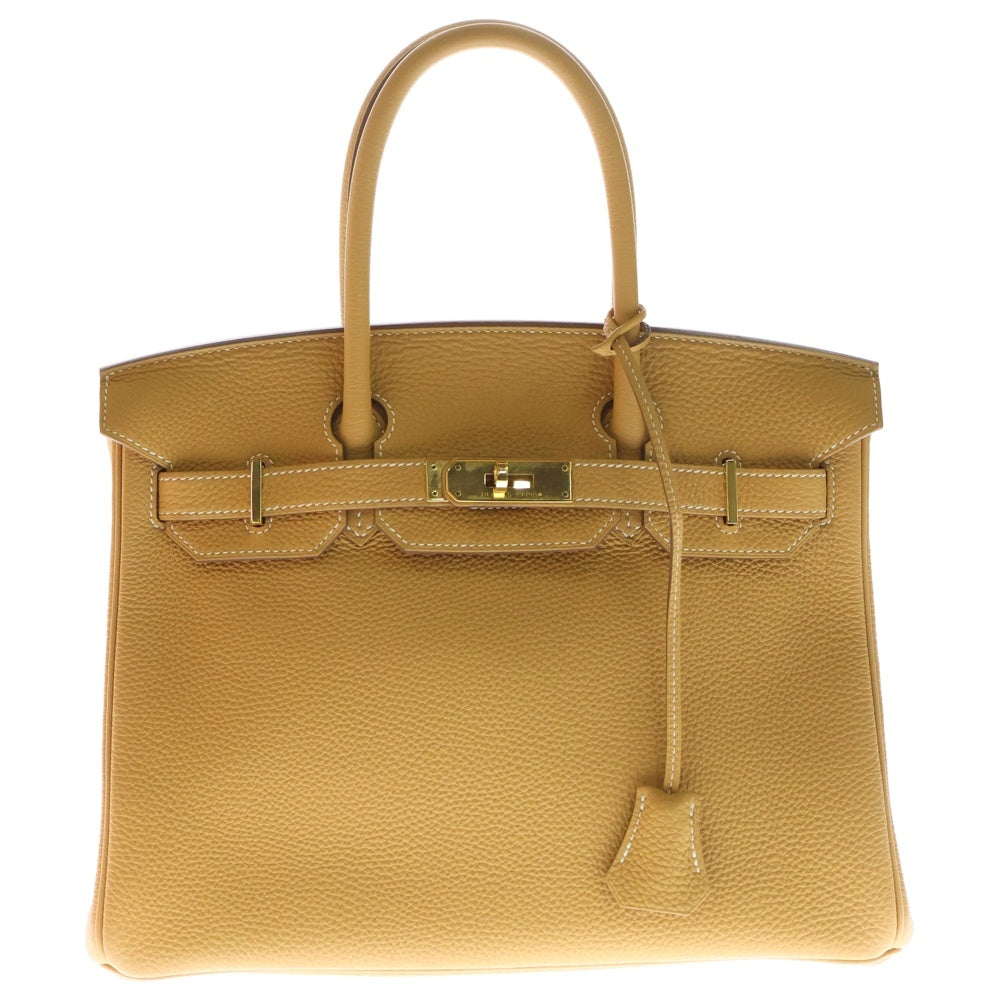 HERMES(エルメス) バーキン30 ナチュラル トゴ ハンドバッグ ゴールド金具 □R刻印