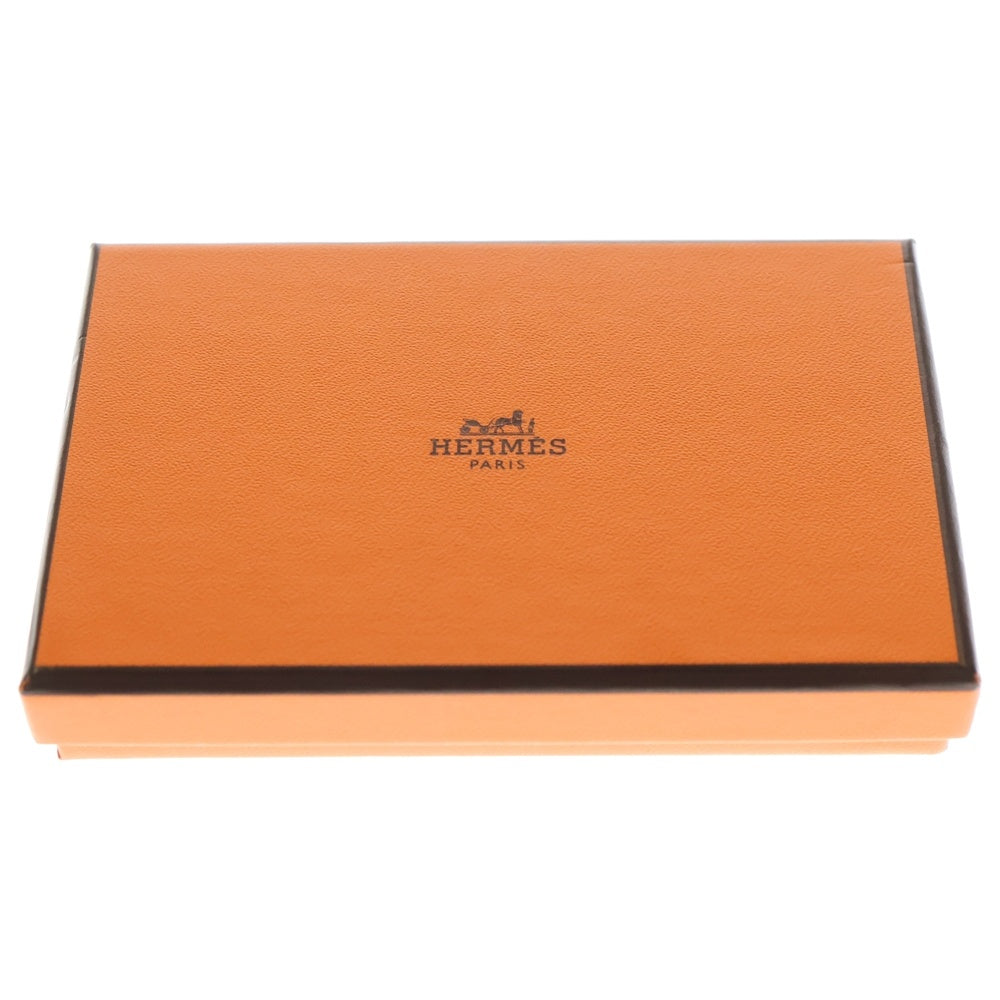 HERMES(エルメス) カルヴィ ローズサクラ シェーブル コインケース 財布 小物入れ ポーチ ピンク レザー D刻印
