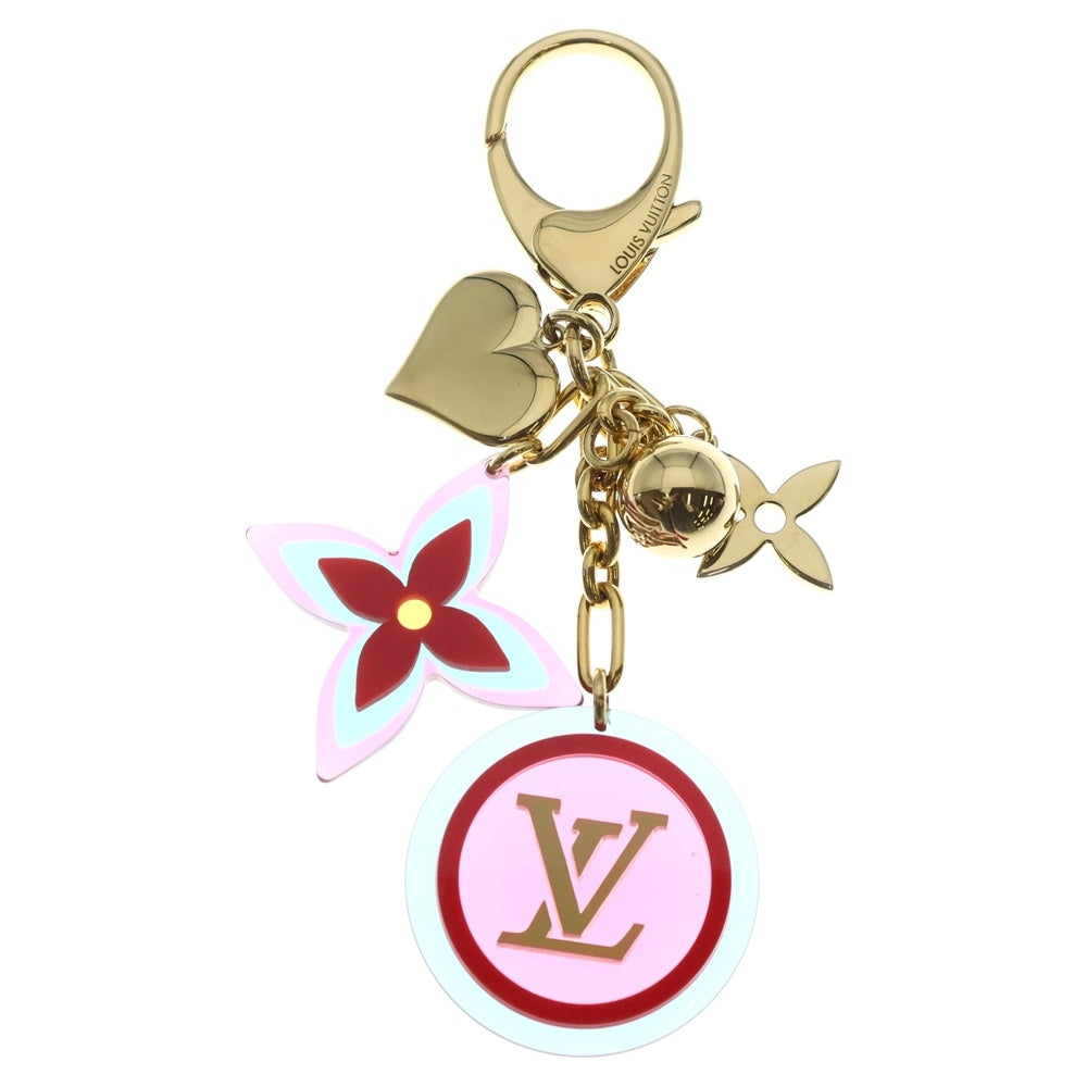 LOUIS VUITTON(ルイヴィトン) ビシューサック キャンディ バッグチャーム キーリング バッグチャーム レッド ゴールド金具 M65726