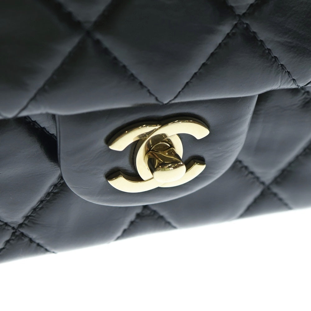 CHANEL(シャネル) マトラッセ クラッチバッグ ブラック カーフスキン ゴールド金具 AS4199 レディース