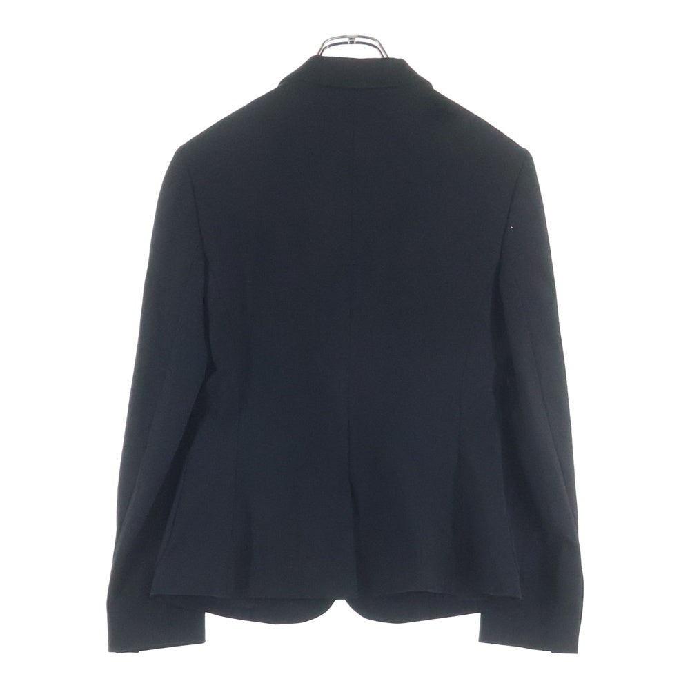 PRADA(プラダ) 13SS ナイロン混 レーヨン 2B テーラードジャケット ブラック レディース 270066